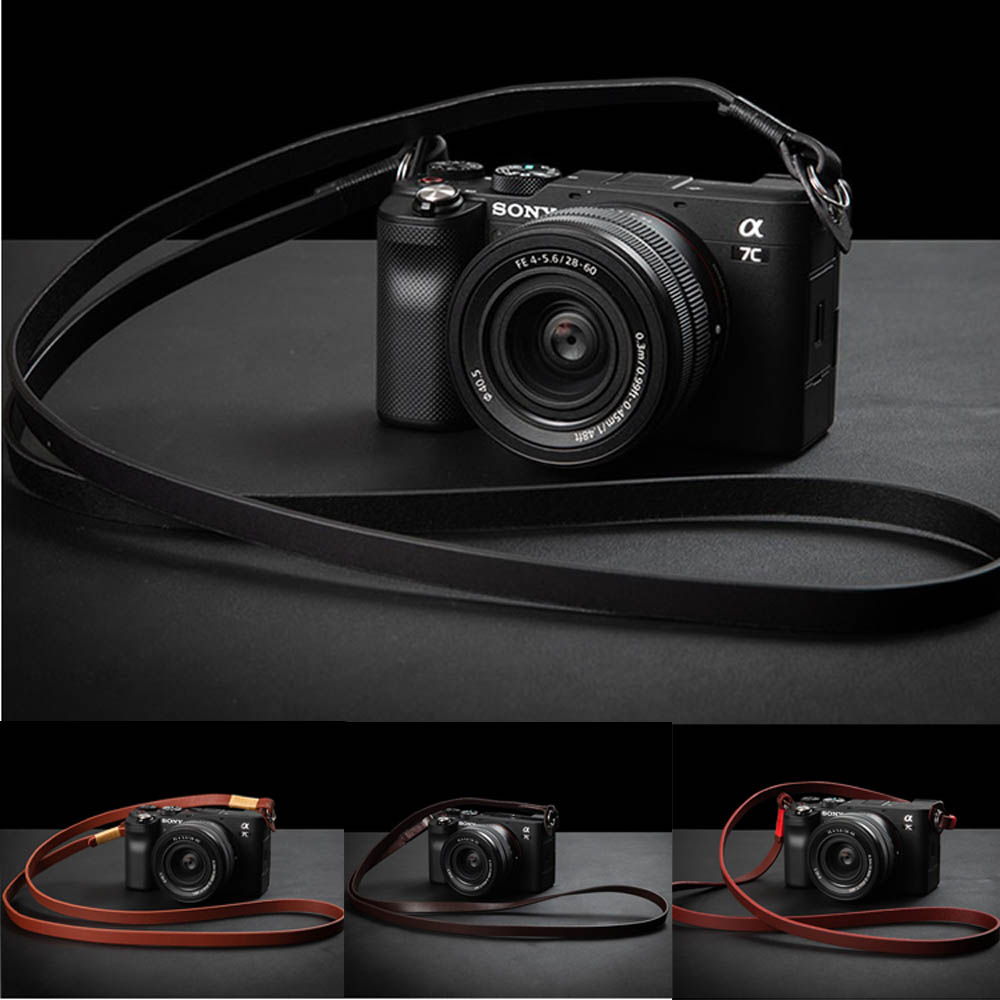 Camera Strap Leather - Ceinture d'épaule pour appareil photo en