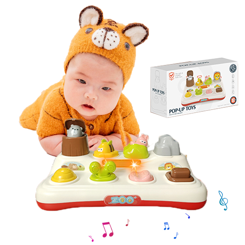 Photography Jokes - Jouet Pop-Up pour bébé, animaux cache-cache,