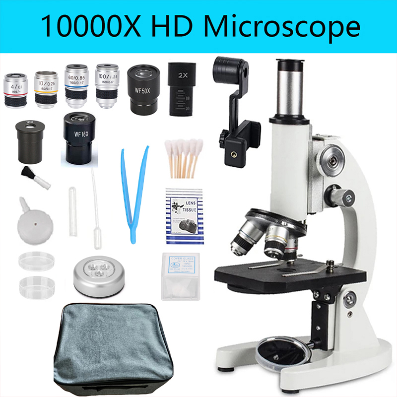 Photography University - Microscope biologique optique 40-10000X, photographie HD