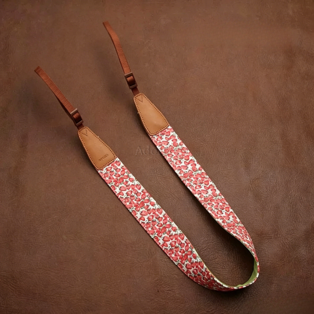 Camera Strap Leather - Sangle d'appareil photo en cuir véritable