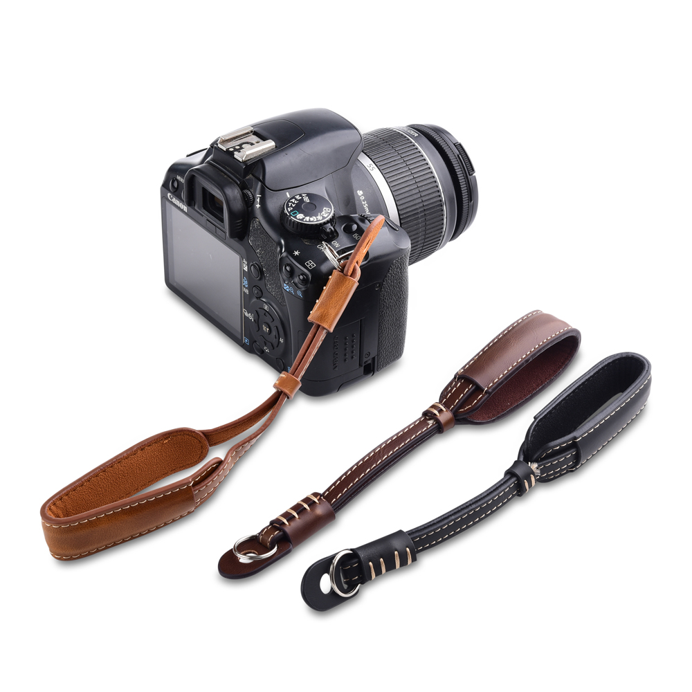 Camera Strap Leather - Poignée en cuir pour appareil photo,