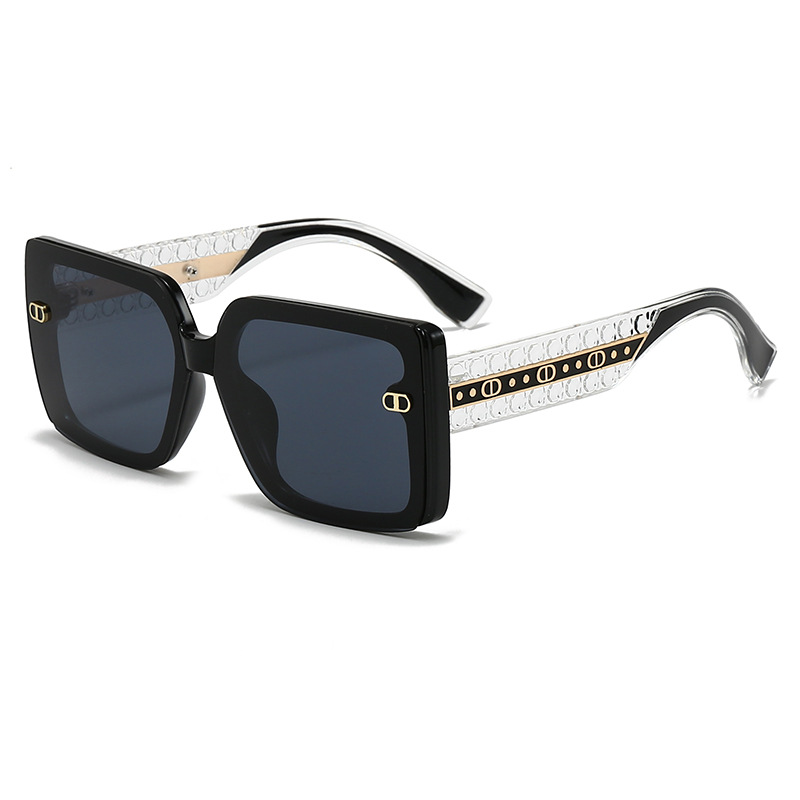 Photography Framing - Lunettes rétro minimalistes à grande monture,