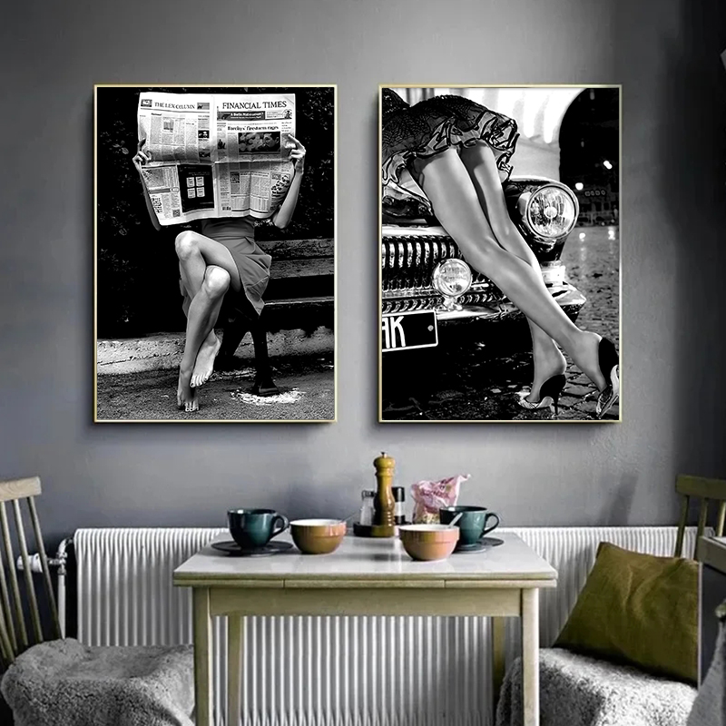 Photography Vintage - Affiche Vintage noir et blanc pour