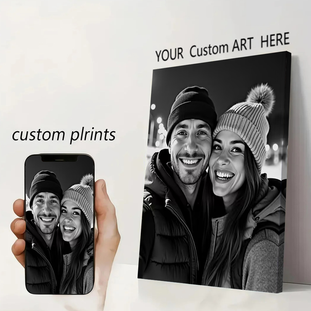 Photograph Lyrics - Peinture sur toile personnalisée à partir