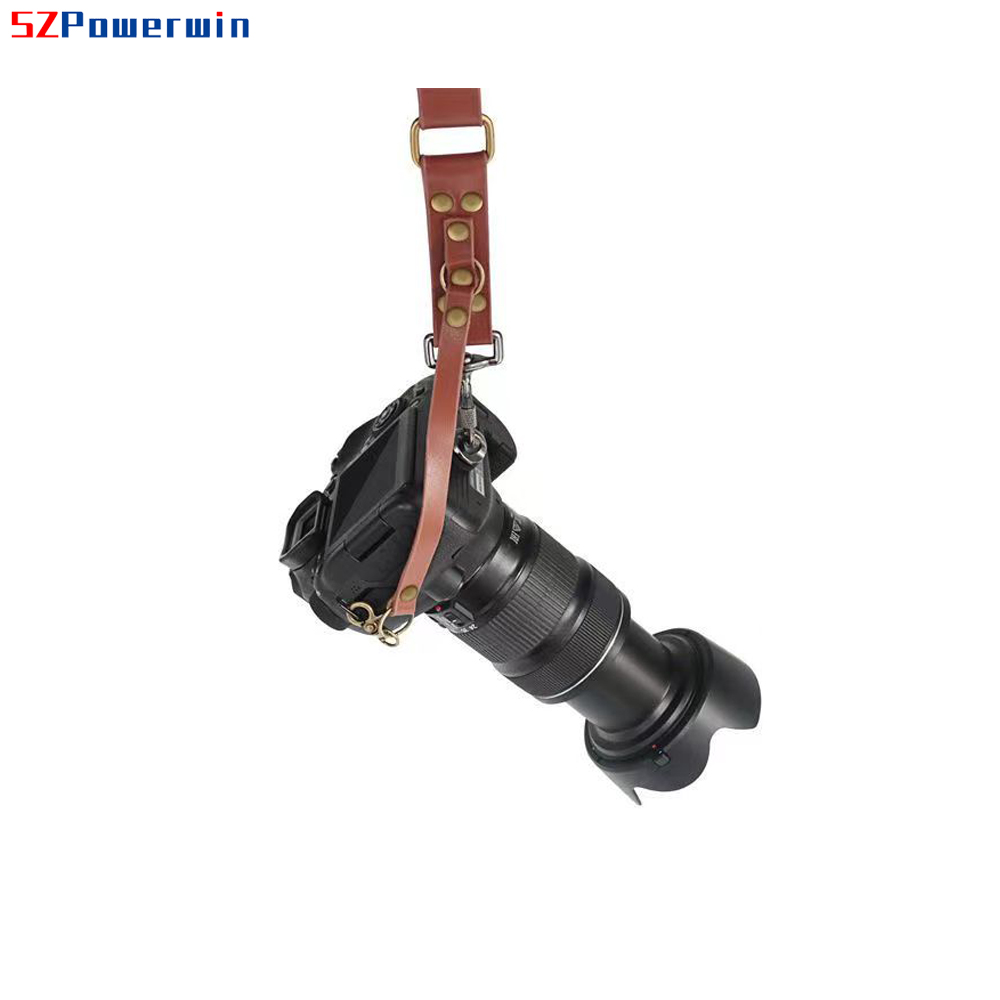 Powerwin – sangle double appar - Camera Strap Leather avis et prix