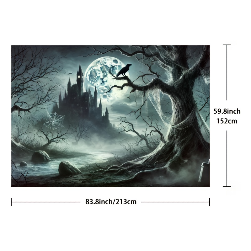 Tissu de fond d'Halloween Ghos - Photography Dark Cloth avis et prix