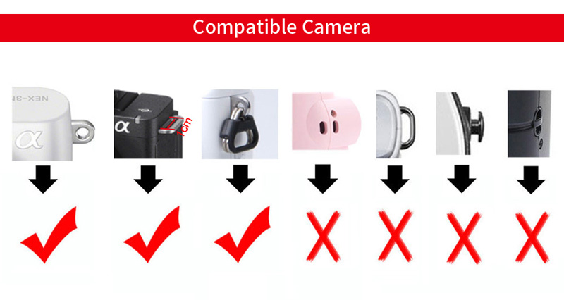 Bandoulière de cou en cuir vér - Camera Strap Leather avis et prix