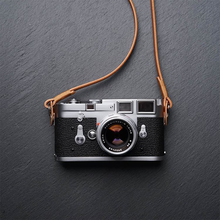 Sangle d'appareil photo en cui - Camera Strap Leather avis et prix