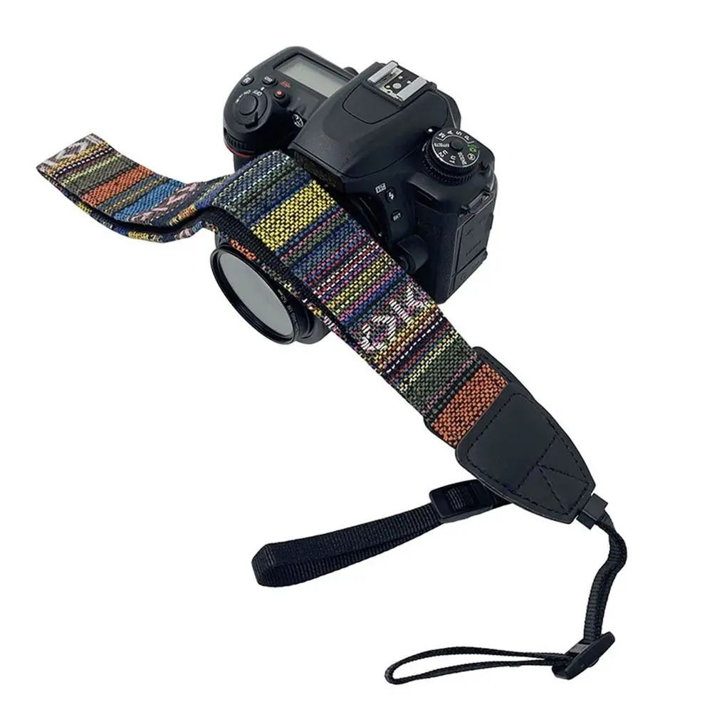 Sangle de caméra réglable en c - Camera Strap Leather avis et prix