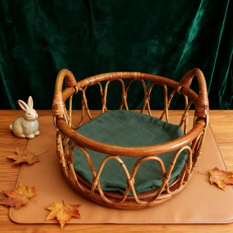 Panier rond en rotin tressé av - Photography Framing avis et prix