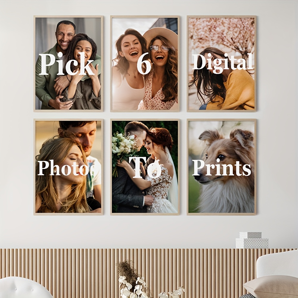 Lot de 6 impressions sur toile - Photograph Lyrics avis et prix